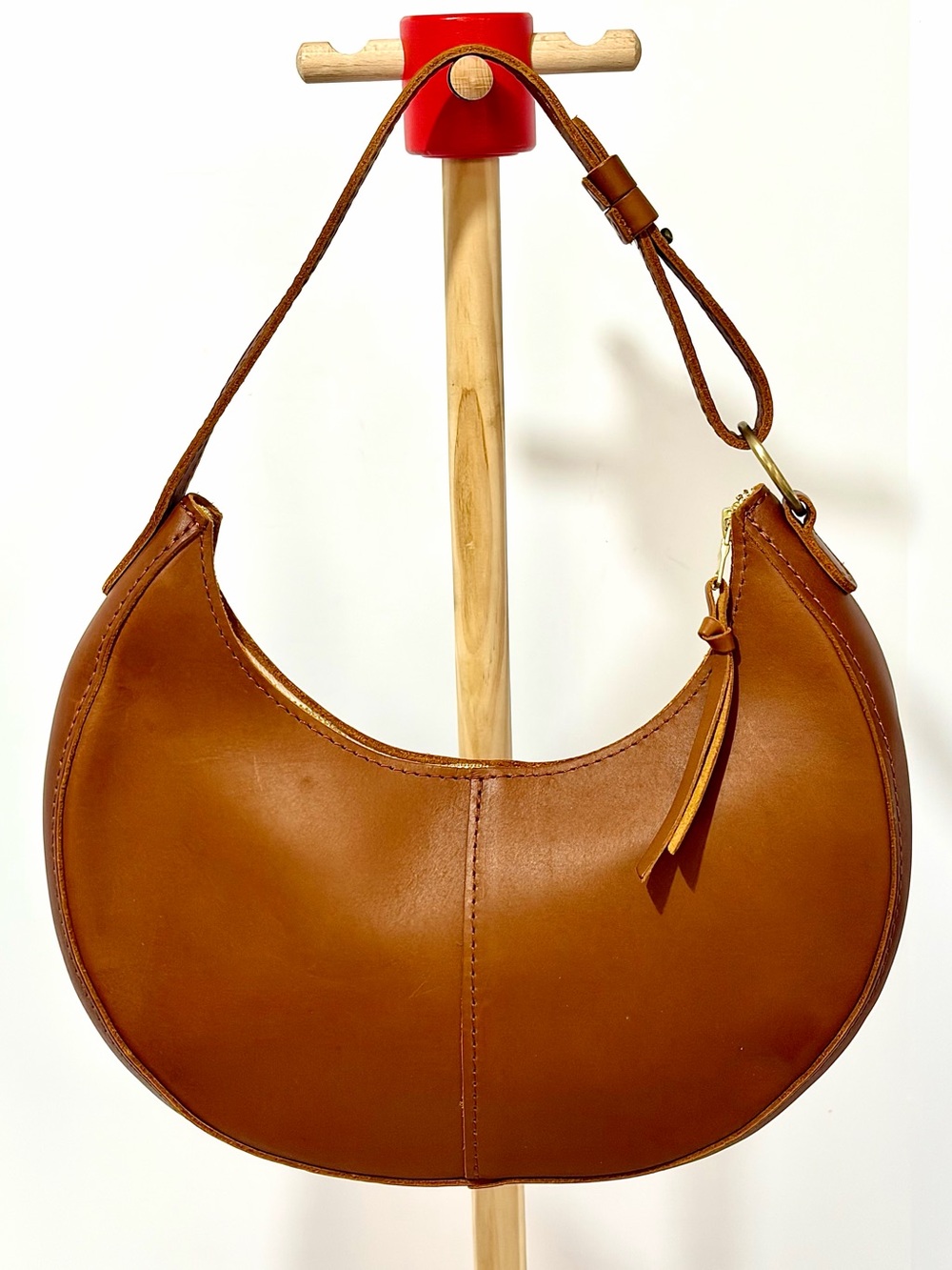 Portland Leather Goods Nora Shoulder Bag in Cognac - Picture 2 of 11